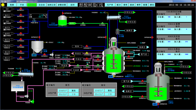說明: 配方管理界面